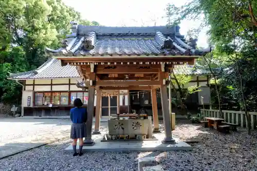 老津神社の手水舎