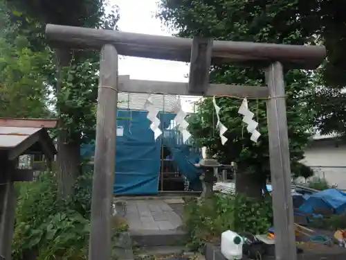 南千住日枝神社の鳥居