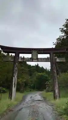 稻田神社の鳥居