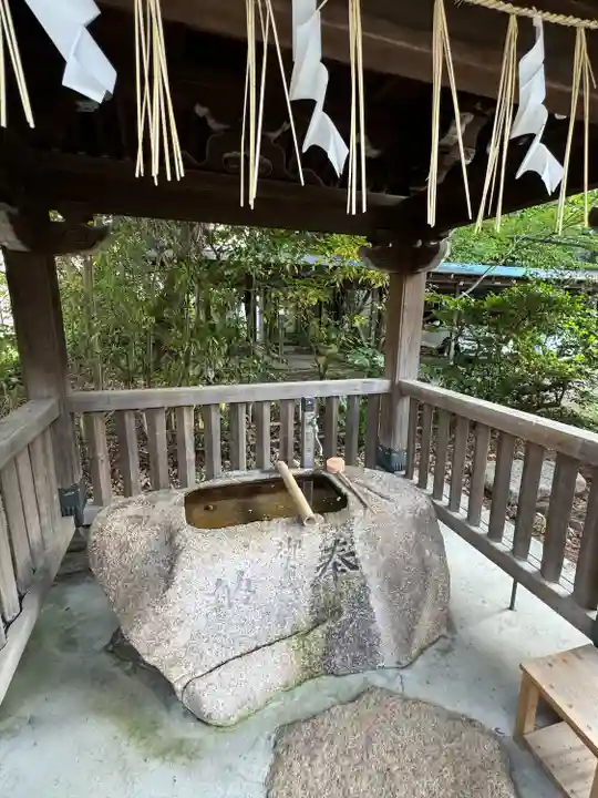 諏訪神社の手水舎