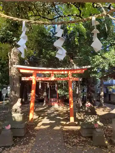 松庵稲荷神社の鳥居