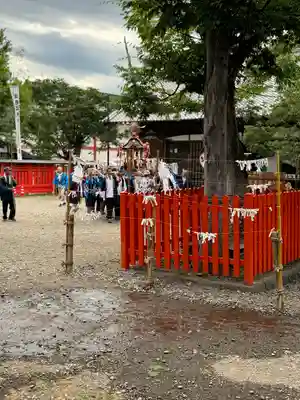生島足島神社のお祭り