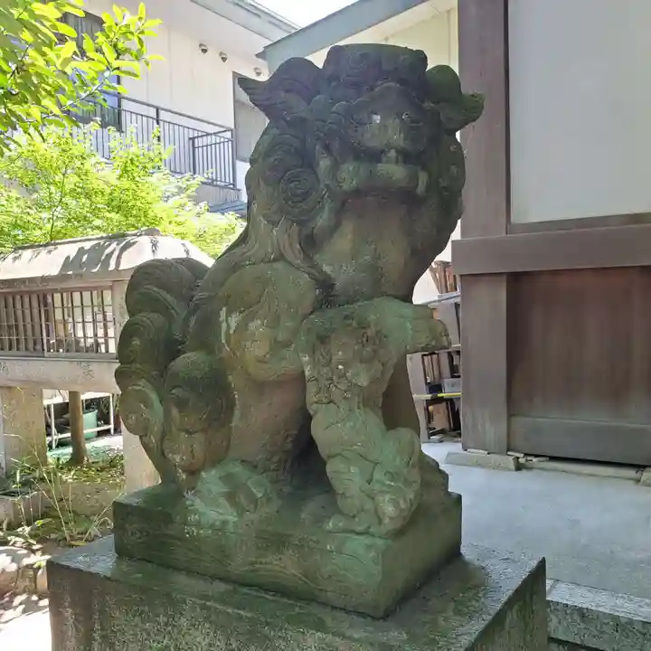 萱津神社の狛犬