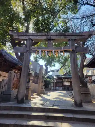 御幸森天神宮の鳥居