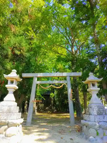 富岡神社の鳥居