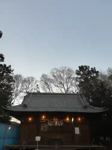 大井氷川神社の本殿