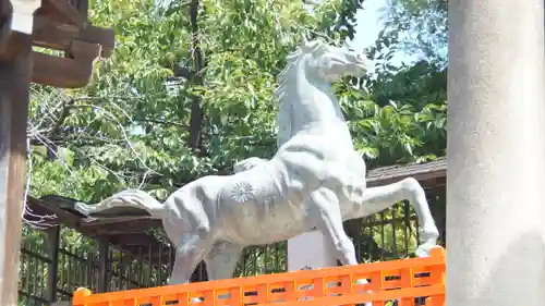 阿部野神社の像