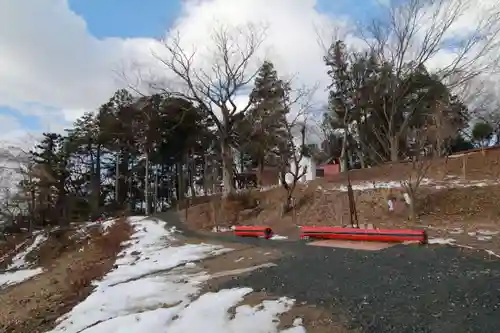 阿久津「田村神社」（郡山市阿久津町）旧社名：伊豆箱根三嶋三社の景色