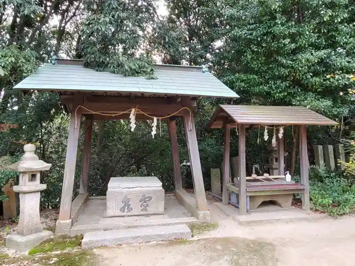 皇后八幡神社の手水舎