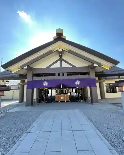 千葉縣護國神社の本殿・本堂