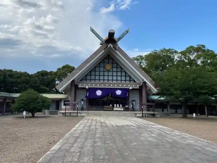 千葉縣護國神社の本殿・本堂
