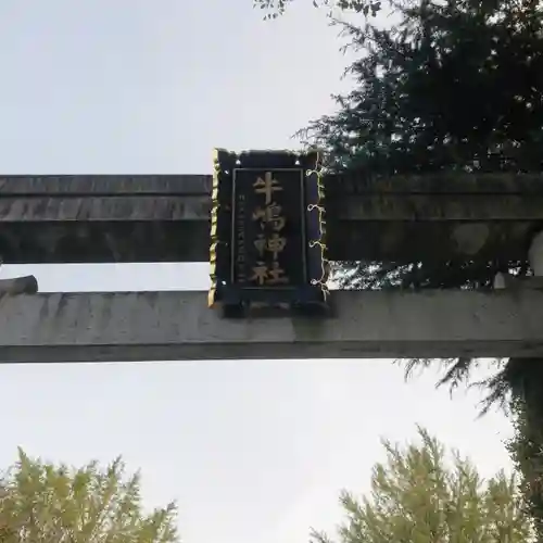 牛嶋神社の鳥居