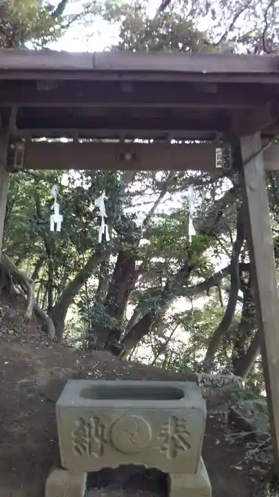 坊辺田水神宮の手水舎