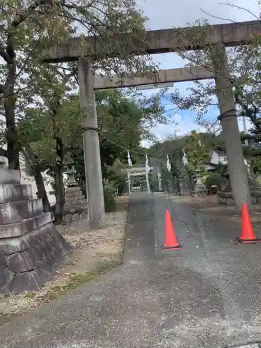 白山神社の鳥居