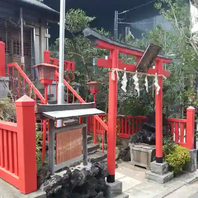 講武稲荷神社の鳥居