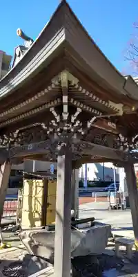 白旗神社の手水舎