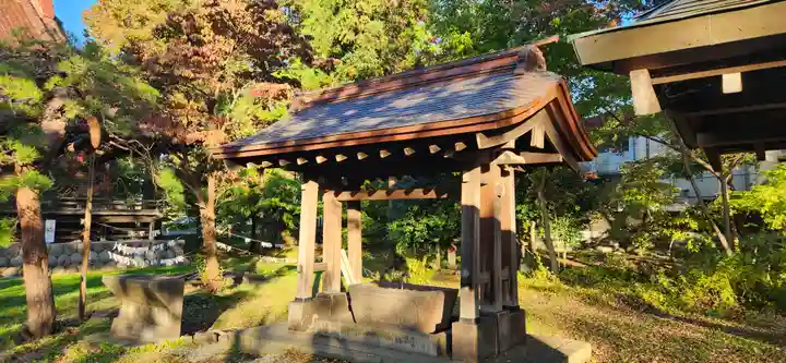 出羽国分寺薬師堂の手水舎