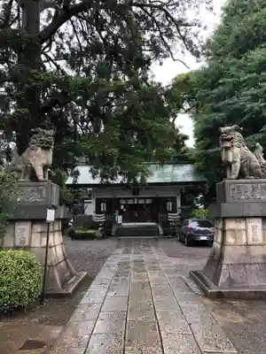 下神明天祖神社の狛犬