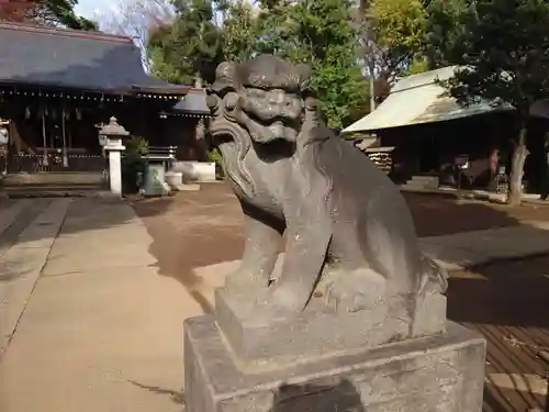 城山熊野神社の狛犬