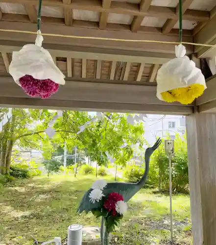 釧路一之宮 厳島神社の手水舎