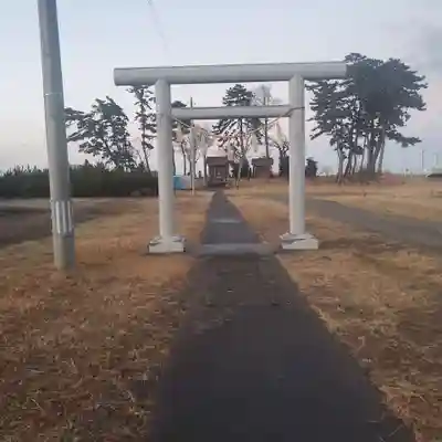 下増田神社の鳥居