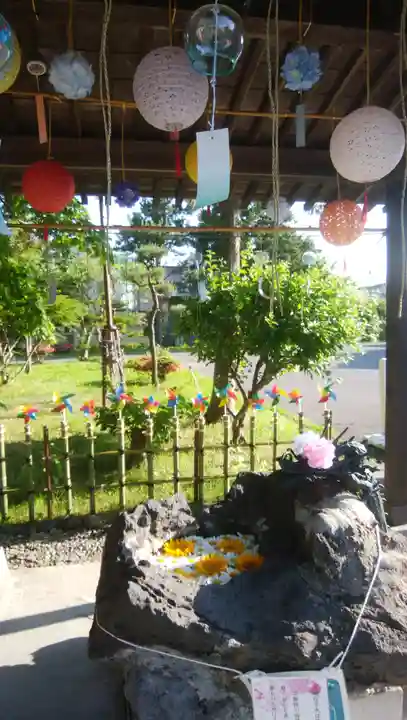 伊達神社の手水舎