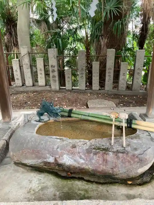 安居神社の手水舎