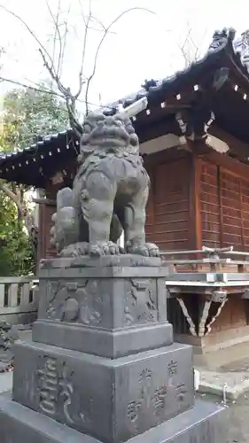 牛嶋神社の狛犬