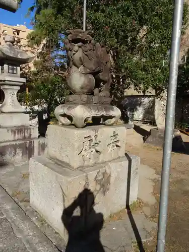 廣瀬神社の狛犬