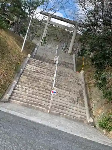 宇部護国神社の鳥居