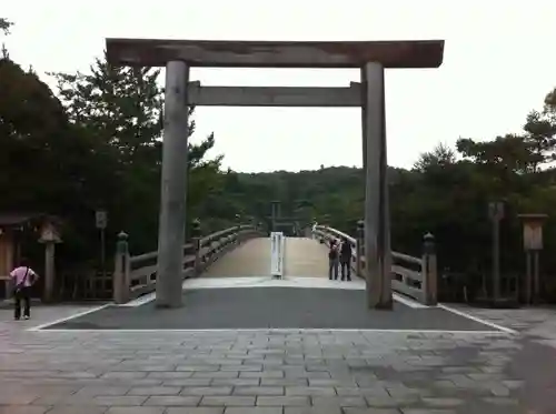 伊勢神宮内宮（皇大神宮）の鳥居