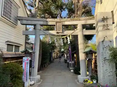 戸越八幡神社の鳥居
