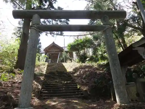 白山神社の鳥居