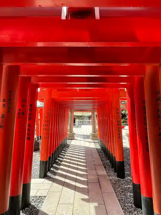 東京羽田 穴守稲荷神社の鳥居