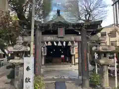 櫛田神社の鳥居