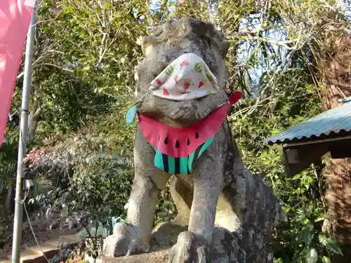 富里香取神社の狛犬