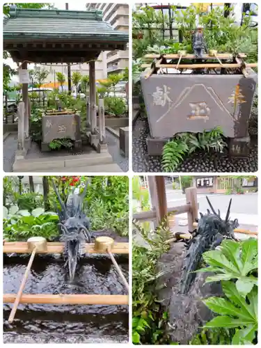 亀戸浅間神社の手水舎