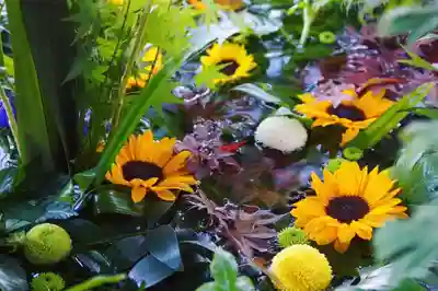 東海市熊野神社の手水舎