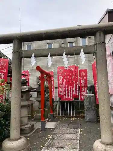 穏田神社の鳥居