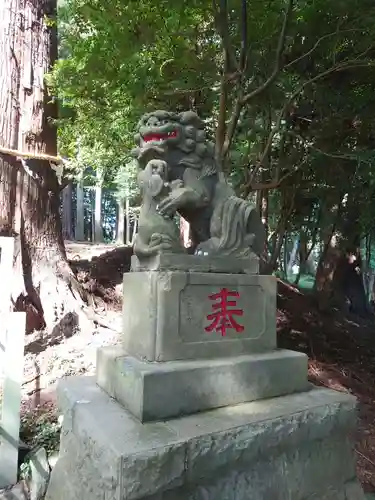 青山神社の狛犬