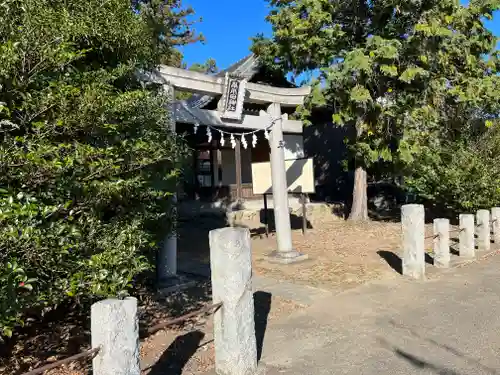 南市田神社の鳥居