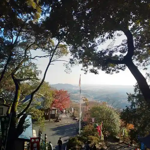 唐澤山神社の景色