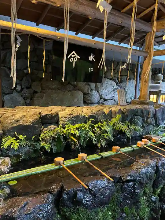 貴船神社の手水舎