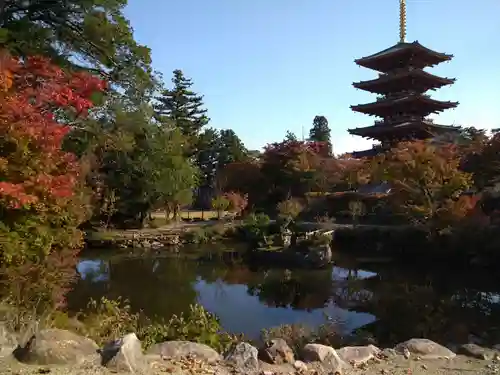 成相寺の庭園