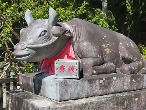 潮江天満宮の像