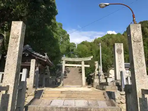 國津比古命神社の鳥居