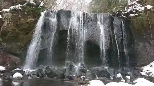 達沢不動滝の周辺