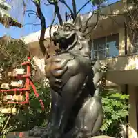 稲毛神社の狛犬