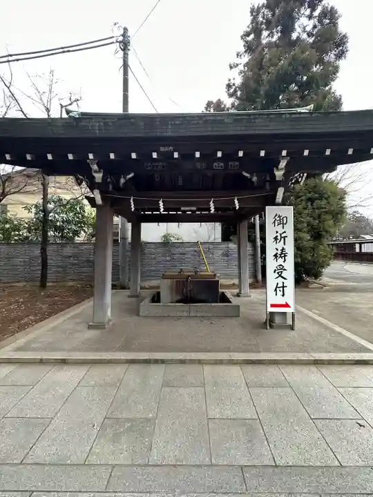 諏訪神社の手水舎