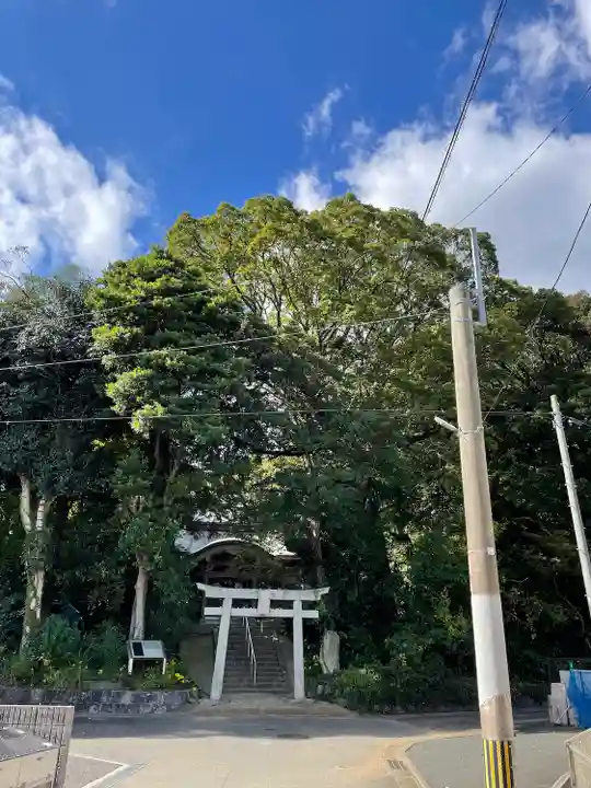 綿津見神社の鳥居